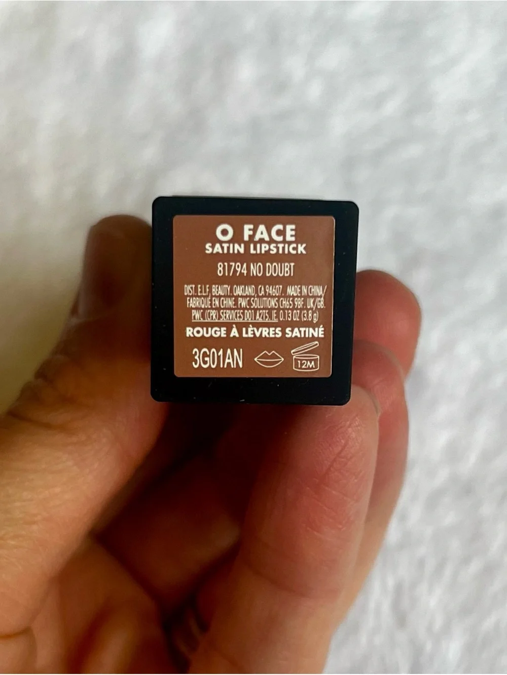*3/$15, ELF O Face Satin Lipstick in 'No Doubt'